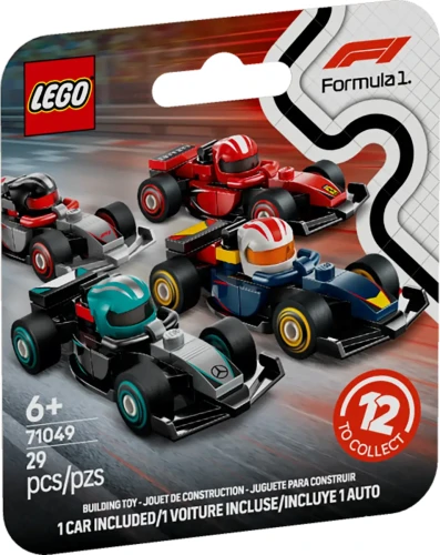 LEGO MINIFIGURES 71049 Kolekcjonerski bolid F1