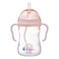 b.box Bidon ze słomką 240 ml, różowy