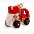 Daffi Drewniane Auto - straż pożarna