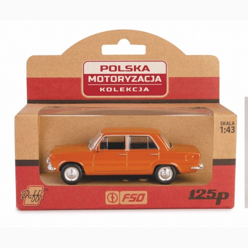 Daffi Kolekcja Polska Motoryzacja FIAT 125p / brązowy