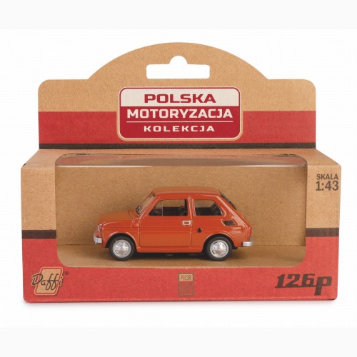 Daffi Kolekcja Polska Motoryzacja FIAT 126P / Brązowy