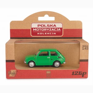 Kolekcja Polska Motoryzacja FIAT 126P / zielony Daffi 