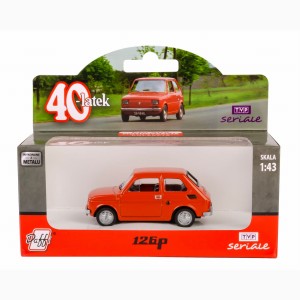 Kolekcja Polska Motoryzacja FIAT 126P Czterdziestolatek Daffi 