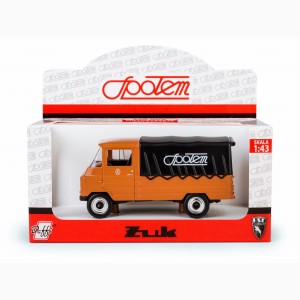 Kolekcja Polska Motoryzacja Żuk "SPOŁEM" 1:43 brązowy Daffi 