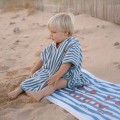 Little Dutch Poncho plażowe Ocean Sea Life Ocean Blue