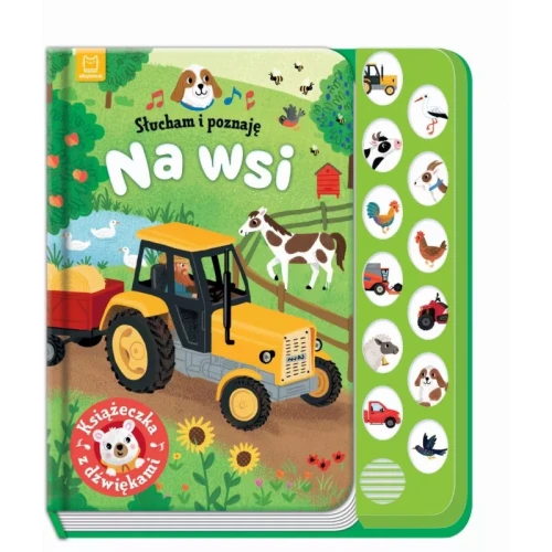 Aksjomat Słucham i poznaję. Na wsi. Książeczka z dźwiękami