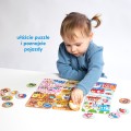 CzuCzu Puzzle Pojazdy małe i duże +2latka