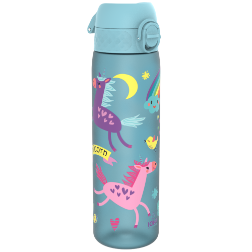 ION8 Butelka 500ml BPA Free Unicorns (Alaskan Blue)