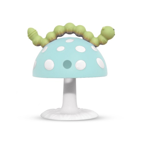 RaZbaby Gryzak Chompy z przyssawką niebieski