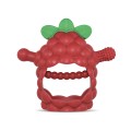 RaZbaby Gryzak silikonowy Razberry Grip czerwony
