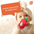 RaZbaby Gryzak silikonowy Razberry Grip czerwony