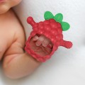 RaZbaby Gryzak silikonowy Razberry Grip czerwony