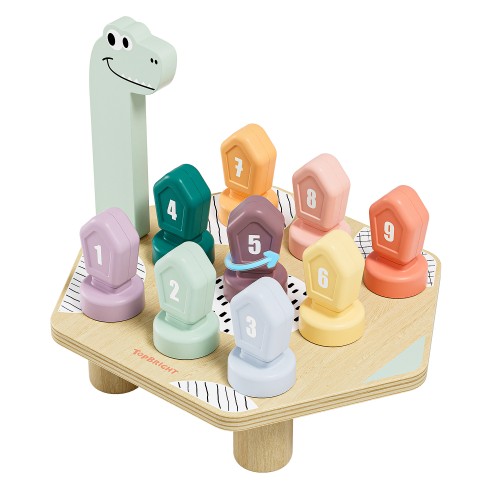 TOPBRIGHT Gra do nauki kolorów i liczb Dino  +3latka