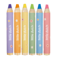 Little Dutch Drewniane, grube kredki Rosa & Friends