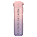 ION8 Butelka 1000ml BPA Free Motivator (Gradient Periwinkle/Rose Quartz)