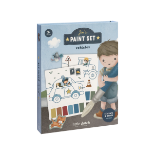 Zestaw kolorowanek wodnych Jim & Friends Little Dutch 