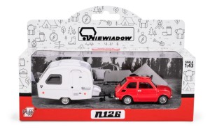 Daffi Kolekcja Polska Motoryzacja Niewiadów N126 czerwony
