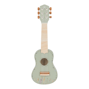 Little Dutch Drewniana gitara zielona Safari Friends FSC