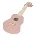 Little Dutch Drewniana gitara różowa Safari Friends FSC