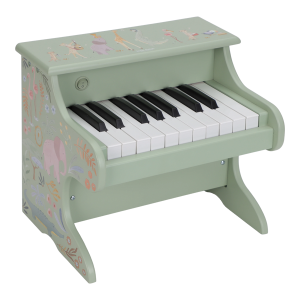 Little Dutch Drewniane pianino zielone Safari Friends FSC