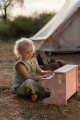 Little Dutch Drewniane pianino różowe Safari Friends FSC