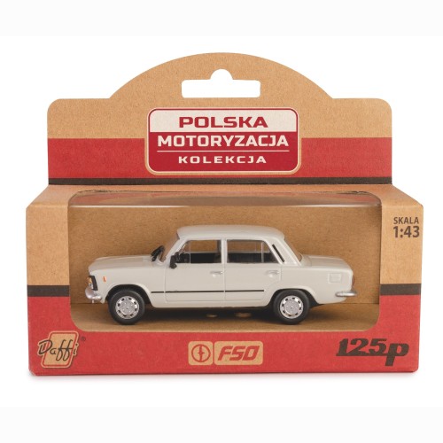 Daffi Kolekcja Polska Motoryzacja FIAT 125p MR / popielaty
