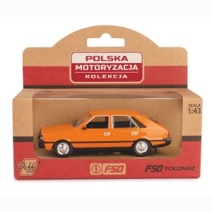 Daffi Kolekcja Polska Motoryzacja FSO POLONEZ pomarańczowy