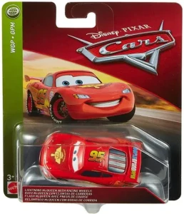 Hot Wheels Auta. Lightning McQueen with Racing Wheels FLM20