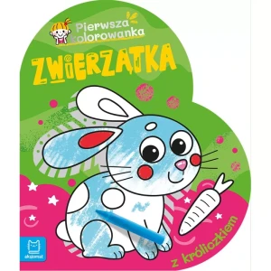 Aksjomat Zwierzątka. Pierwsza kolorowanka z króliczkiem