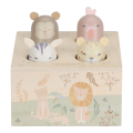 Little Dutch Drewniana zabawka pop-up Safari Friends FSC