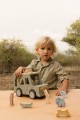 Little Dutch Drewniany samochód sorter Safari Friends FSC