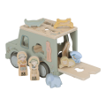Little Dutch Drewniany samochód sorter Safari Friends FSC