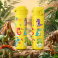 ION8 Butelka stalowa 600ml Dragons ŻÓŁTA smoki