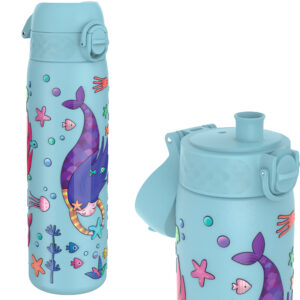 Butelka stalowa 600ml Mermaids NIEBIESKA syrenki ION8 
