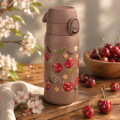 ION8 Butelka stalowa 400ml Cherries WIŚNIE WISIENKI
