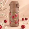 ION8 Butelka stalowa 400ml Cherries WIŚNIE WISIENKI