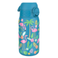 ION8 Butelka stalowa 400ml Flamingos Niebieska Flamingi