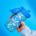 ION8 Butelka stalowa 400ml Flamingos Niebieska Flamingi