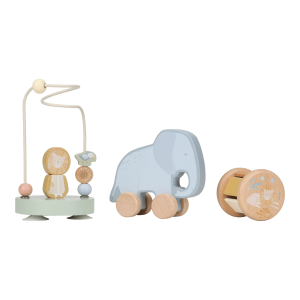 Drewniany zestaw prezentowy Safari Friends FSC Little Dutch 