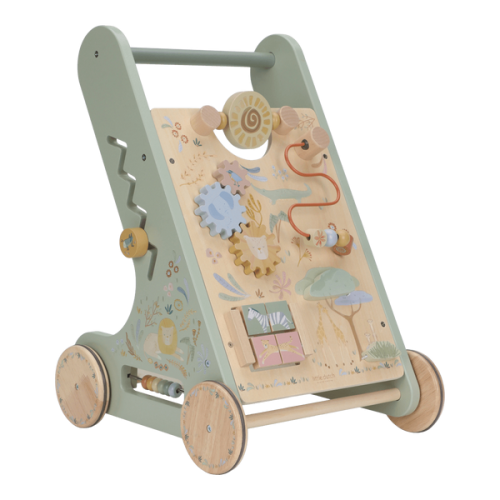 Little Dutch Drewniany chodzik edukacyjny Safari Friends FSC