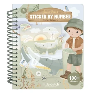 Little Dutch Wyklejanka po numerach Jim - Safari Friends