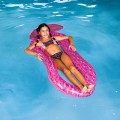 The Swim Essentials Materac do pływania z siateczką Neon Leopard