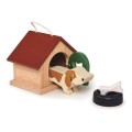 Drewniane figurki do zabawy - pieski, drewniane zwierzątka, zabawka wykonana z drewna, Tender Leaf Toys