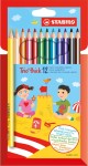 Kredki TRÓJKĄTNE 12 szt. STABILO TRIO Grube