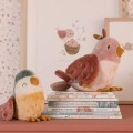 Różowy Ptaszek 20cm - Miękka Przytulanka - Little Dutch