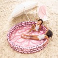 Basen dmuchany dla dzieci 150 cm Leopard Rose gold - The Swim Essentials