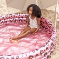 Basen dmuchany dla dzieci 150 cm Leopard Rose gold - The Swim Essentials