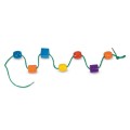 Drewniane korale + sznurek do nawlekania  - Melissa &amp; Doug