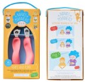 Sztućce dziecięce - ETAP 3 Nóż i widelec PINK - sztućce kształtujące chwyt - Nana's Manners