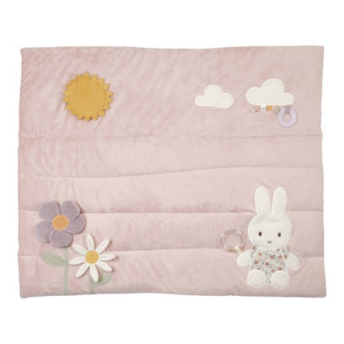 Mata edukacyjna - Króliczek Miffy - Vintage Little Flowers - Little Dutch